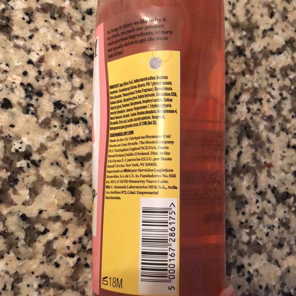 🎂Soap & Glory Best Washes Uplifting Body Wash - Pink - Picture 2 of 4